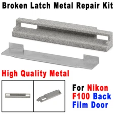 For Nikon F100 Film SLR Back Door Broken Latch Metal Repair Kit Quality Metal