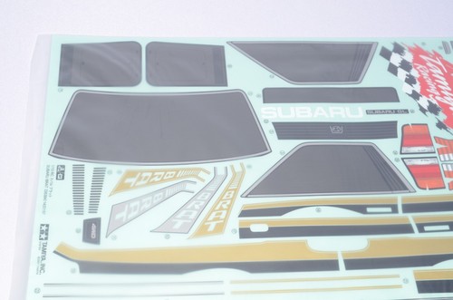 88 Decal Tamiya 1/10 Rc Subaru Brat Plastic Model Radio Controlled Mini Car - Picture 4 of 5