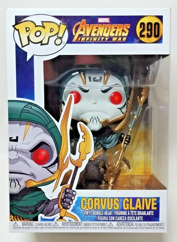 Corvus Glaive AVENGERS 290 Funko Pop Vinyl New in Mint Box + Protector