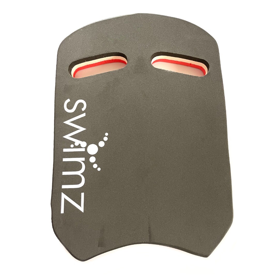 Swimz Senior Club Kickboard - Black / White / Red