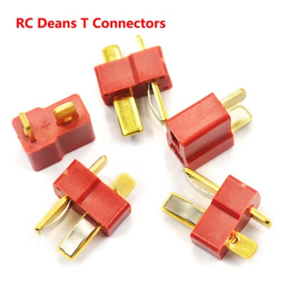 RC Deans Connector T Connectors Type T Plug 500V ESC Lipo Battery Male&Female