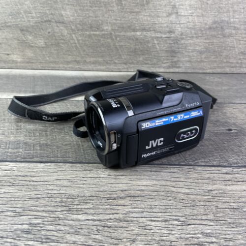 Caméscope caméra vidéo JVC Everio GZ-MG555U disque dur noir (non testé) - Photo 1 sur 8