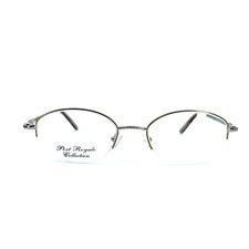 Port Royale Collection Emma C1 Half Rim Eyeglasses Silver Frames 52-19-135