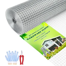 1/2inch Hardware Cloth 48in x 100ft Galvanized Welded Mesh Fencing Chicken Wire