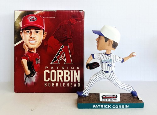 Patrick Corbin Pinstripe Variant Jersey 2014 Diamondbacks Bobblehead SGA - Picture 4 of 4