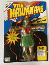 VTG Laka The Original The Hawaiians Bendable Toy Action Figure Pacific Sun 1993