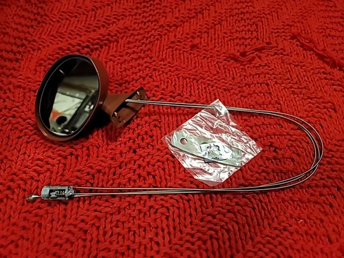 2 for 1 ! Primer Driver Door Mirror for 1967-70 dodge challenger charger cuda