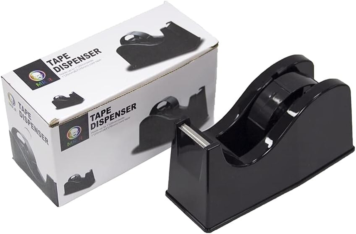 Desktop Tape Dispenser, Masking Tape Dispenser, Adhesvie Roll Holder with Wei...-image