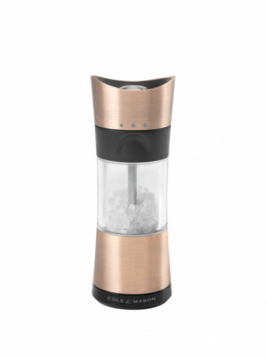 New Cole & Mason Inverta Horsham Copper Salt Mill Kitchen Genuine Free Post