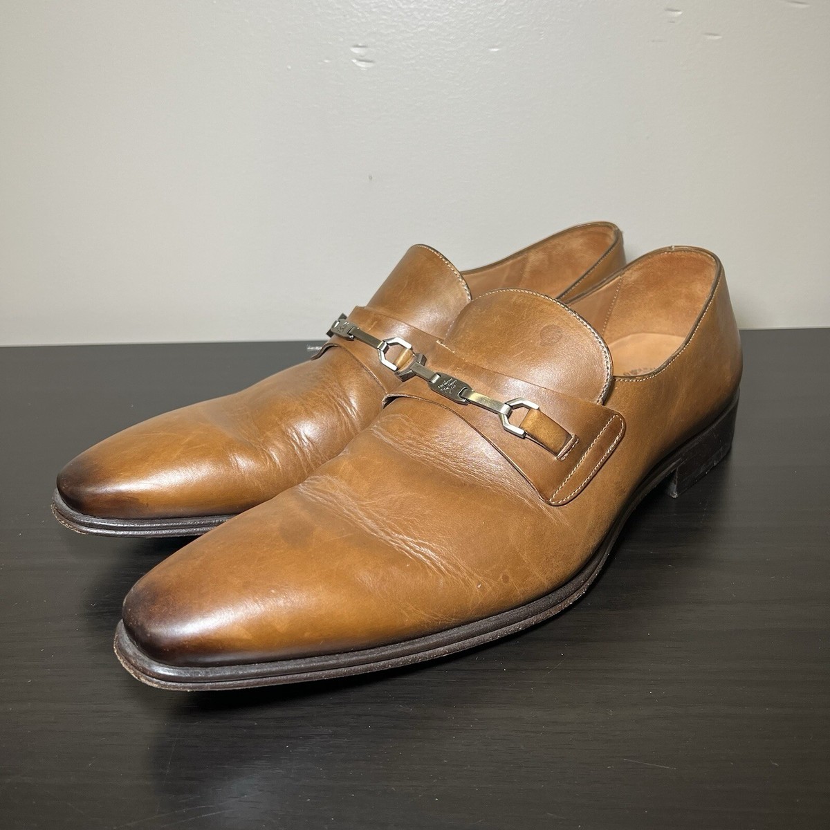 Mezlan Brown Leather Loafers with Horsebit Detail Amazon.com | Mezlan Men main image 3