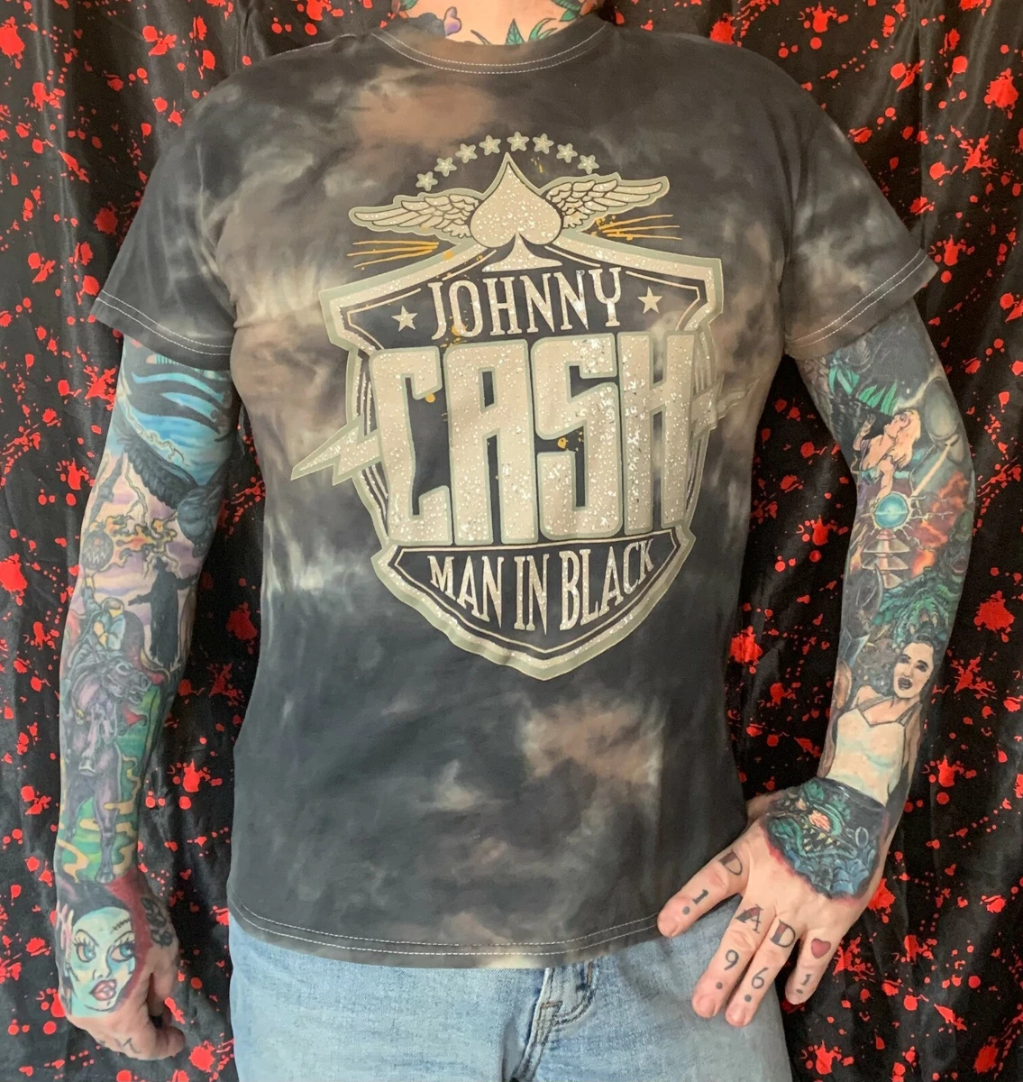 Johnny cash shirt h&m cheap
