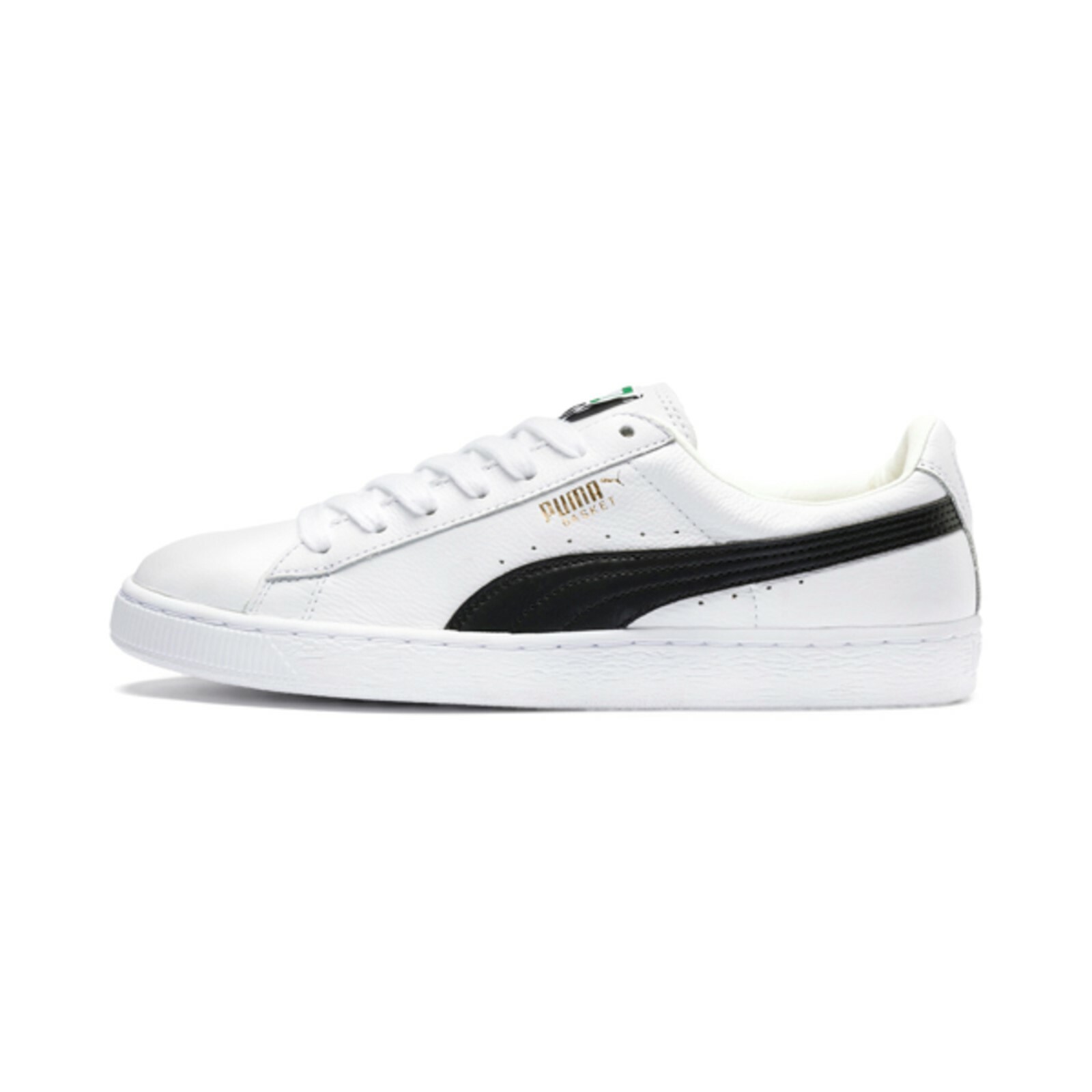 puma basket classic black leather