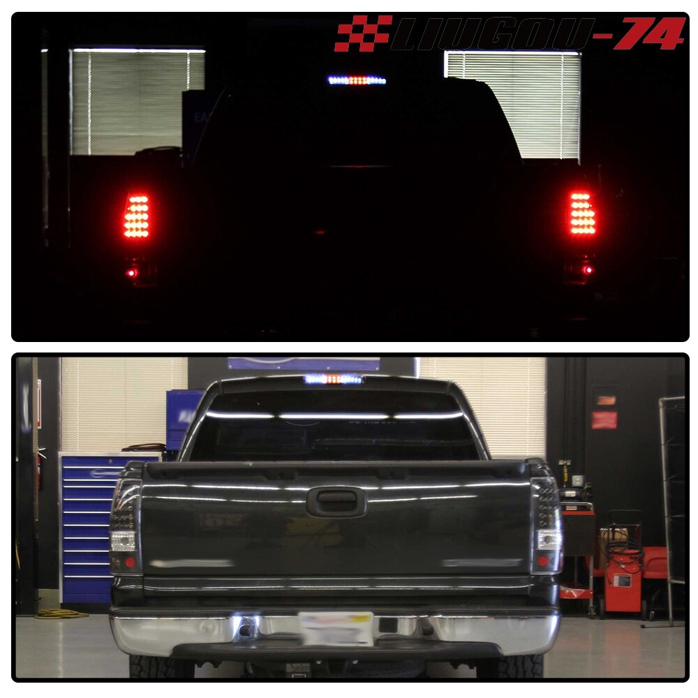 Clear LED 3rd Brake Light / Cargo Lamp For 1999-2006 Chevy Silverado & GMC Sierra