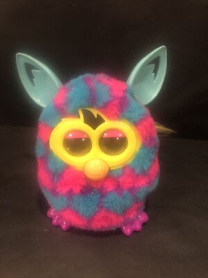 2012 Hasbro FURBY Boom Hearts Pink Blue Pet Toy Works! | eBay