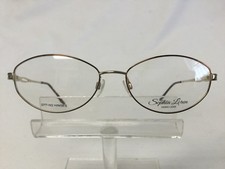 Sophia Loren M221 DESIGNER Eyeglasses Spring Hinges Gold Brown NEW Old Stock