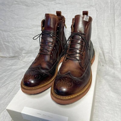visvim Wingtip Boots Side Zip Sole PATRICIAN MID-FOLK Size