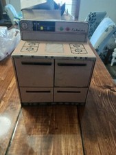 RARE Vintage 1950s Tin Toy Pink Kenmore Stove See Description