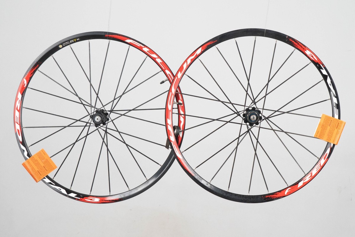 NOS FULCRUM REDMETAL RED METAL 3 WHEELSET 26 MTB CLINCHER TUBELESS