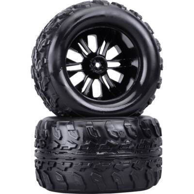 2er Multipack Reely 1:10 Monstertruck Kompletträder Schwarz 2 St.