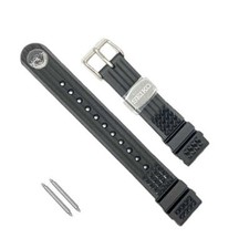 Seiko Watch Band Prospex Marine Master 300 SBDX017 8L35-00K0 Black Waffle Strap