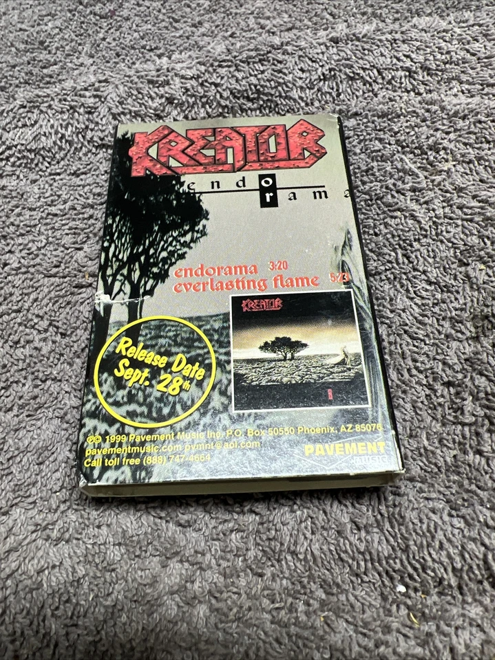 Kreator & Sodom – Endorama / Code Red  1999  CS single PROMO ONLY  thrash metal - Image 2 of 2