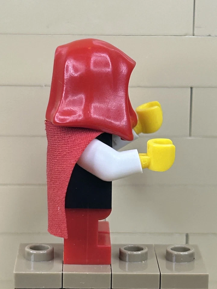 Lego Abuela Visitante Minifigura Coleccionable Serie 7 CMF 8831 col112 Rojo Montar Foto 3 de 4