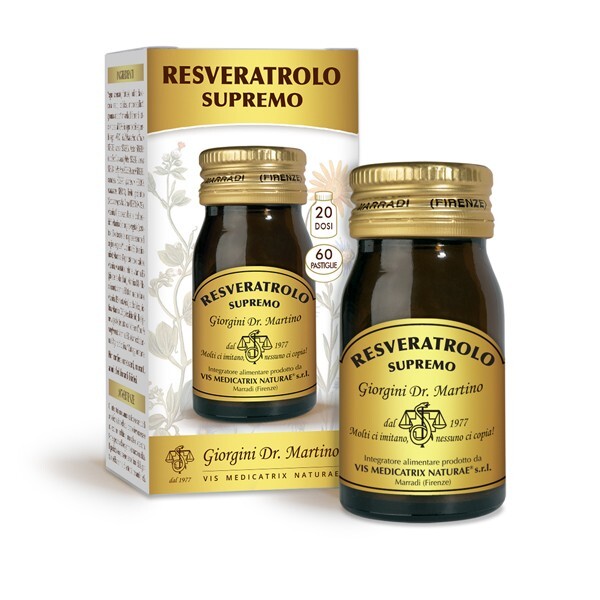 Dr. Giorgini Integratore Alimentare, Resveratrolo Supremo Pastiglie - 30 G