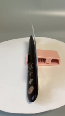 LOUIS VUITTON Paper knife Wooden Brown LV Authentic Novelty 7.4in