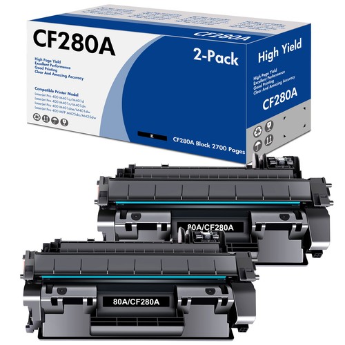 Toner CF280A 80A do HP LaserJet Pro 400 M401n M401d M401dn MFP M425dn partia - Zdjęcie 10 z 16