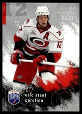 2007-08 Upper Deck Be a Player Player's Club Platinum Eric Staal 03/25 Carolina