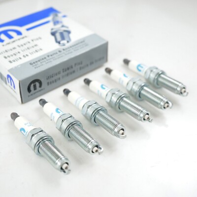 OEM MOPAR 2016-2024 DODGE JEEP RAM SPARK PLUG IRIDIUM XP  (SET OF 6)