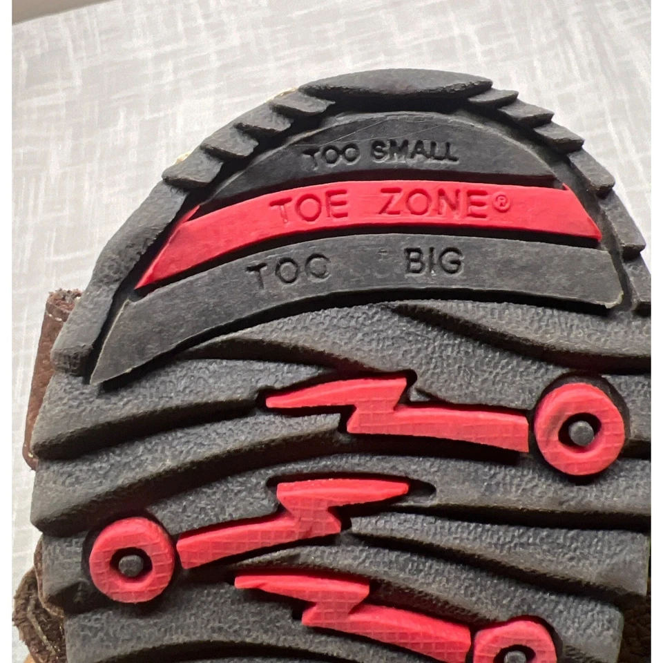 Коричневые детские кожаные рыбацкие сандалии Buster с коричневым носком размер 9 - Изображение 3 из 4