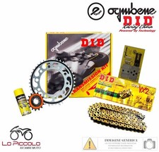 KIT TRASMISSIONE PREMIUM DID CATENA CORONA PIGNONE HUSQVARNA WR 250 1983 1984
