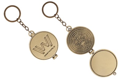 WestWorld Key Chain The Maze HBO's West World Wild West Robot TV Show Symbol