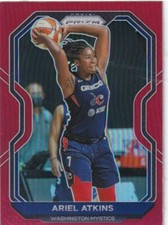 2021 Prizm WNBA Ariel Atkins 107/299 Ruby Red Mystics #33  PWE