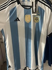 Argentina 2022/23 Home 3 Star Adidas Authentic Heat.Rdy Jersey Size L NWT IV5786