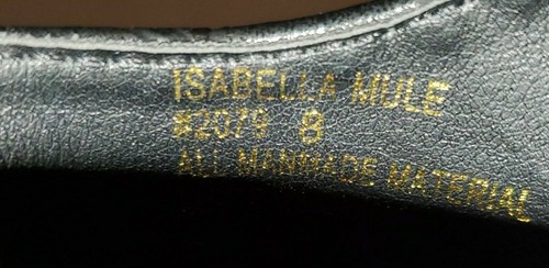 Seven7 Women's Size 8 Black Isabella Mules Croc Texture 4" Heel Vegan Leather - Picture 10 of 10