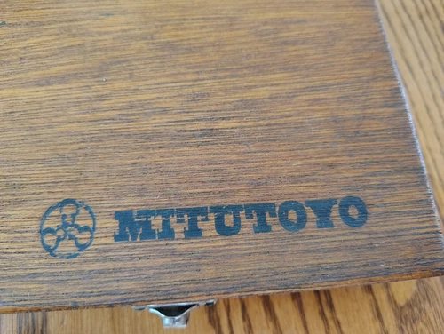 MITUTOYO 0-12" Dial Calipers .001", 505-645-50 With Wood Case Vintage Japan