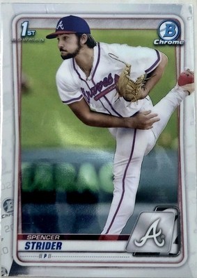 2020 Bowman Draft - Chrome Spencer Strider #BD-20 (RC)  Atlanta Braves