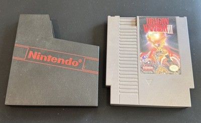 Dragon Warrior III 3 - Nintendo NES - Cartridge, Case -Tested- Dragon Quest