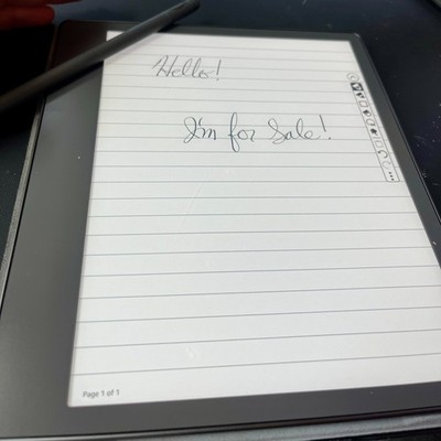 Amazon Kindle Scribe 1st Gen. 64GB, Wi-Fi, 10.2'' - Tungsten (with Premium Pen)