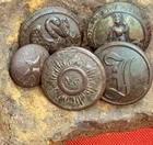 Civil War North Carolina “Sunburst” Button