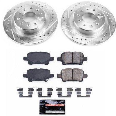 Power Stop K7717 Z23 Daily Driver Brake Pad and Z23 Evolution Brake Rotor Kit
