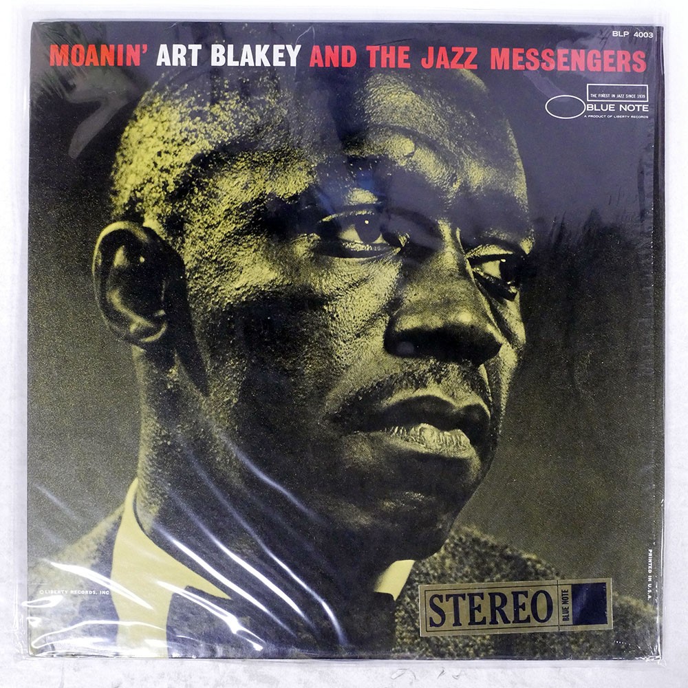 Art Blakey / Moanin' USオリジナル盤 4003 LP ART BLAKEY & THE JAZZ MESSENGERS MOANIN' BLUE NOTE BST4003 Japan