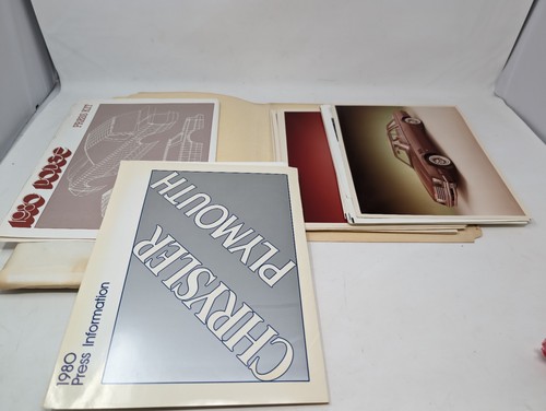96 KODAK PHOTOS! 1980-82 Chysler Plymouth Dodge PRESS KIT Vintage Original