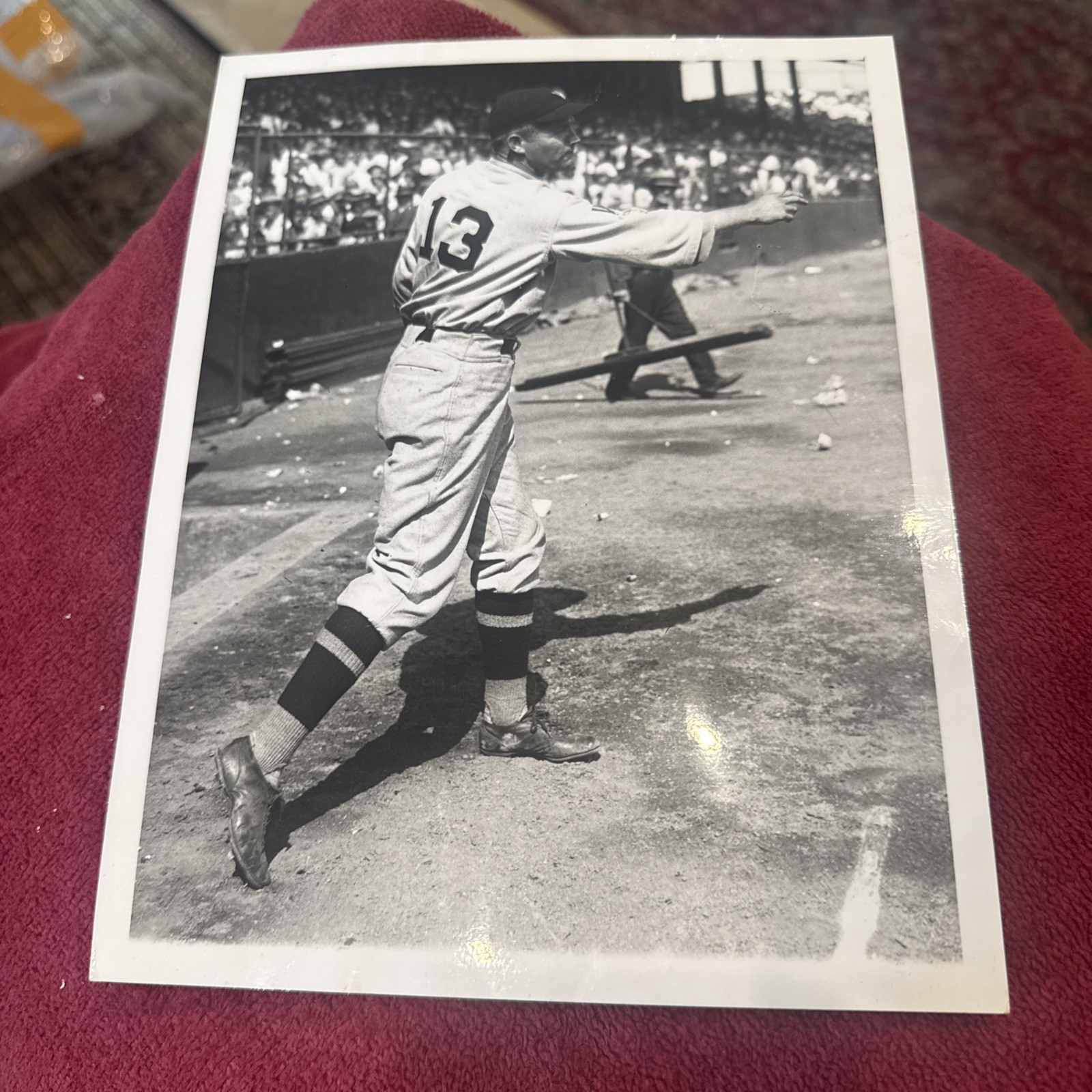 Type One Photo Art Shires Washington Senators 1930 Number 13? White Sox Braves