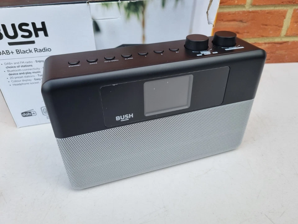 Bush DAB+ Bluetooth Digital FM Radio Alarm Clock Speaker NE-2722 Boxed. New Bush - Image 3 of 4