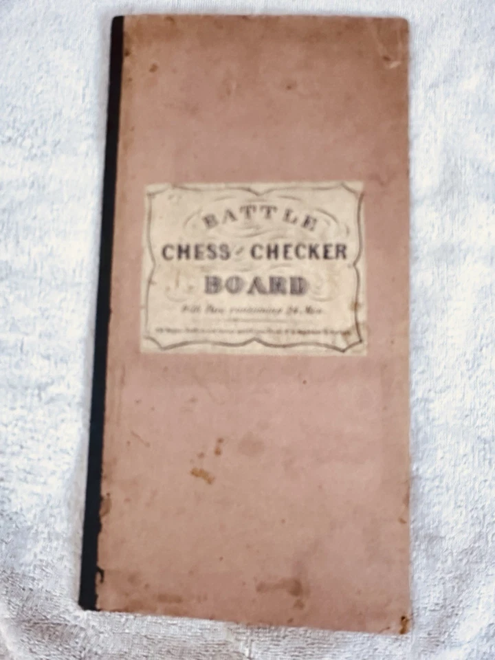 Ch. Magnus c1800s Antique PCivil War Board Game-only One Known In Existence  - Image 4 of 4