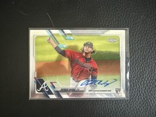 2021 Topps Chrome Patrick Weigel Auto Atlanta Braves