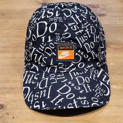Nike Just Do It. Baseball Hat Heritage86 Mens OS Black cap